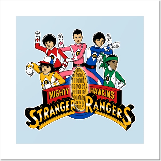 Stranger Rangers Wall Art by wolfkrusemark